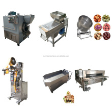 Roasted Honey Fried Flour Coated Peanut Processing Production Line