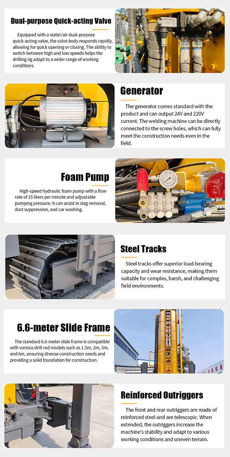 Буравая ўстаноўка для свідравіны TKH450 (6) TKH450 Water Well Drilling Rig(6)