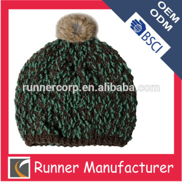 Design for lady knitted hat