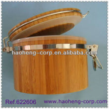 Bamboo Bath Salt Jar