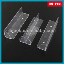 clear acrylic shelf divider for displaying goods