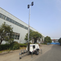 telescopic light tower led trailer