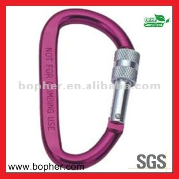 custom aluminum carabiner bottle opener