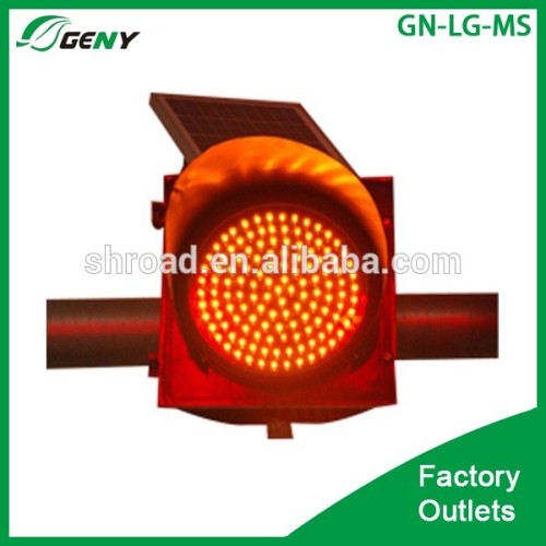 Best price yellow strobe warning solar traffic light