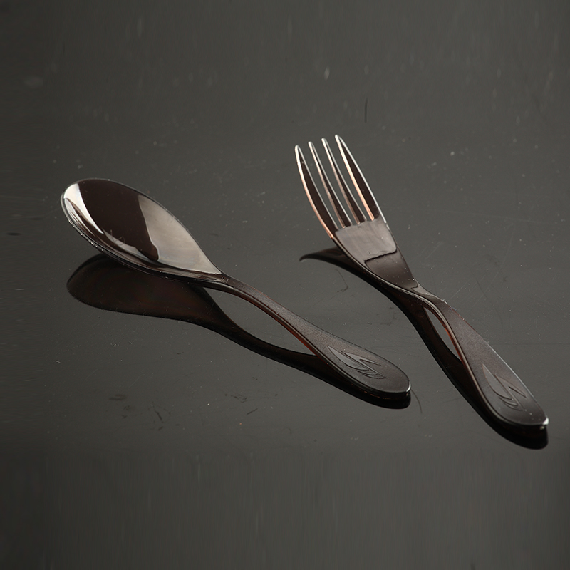 Food grade plastic tableware custom design tableware pack plastic cutlery of restaurants hotels and airline