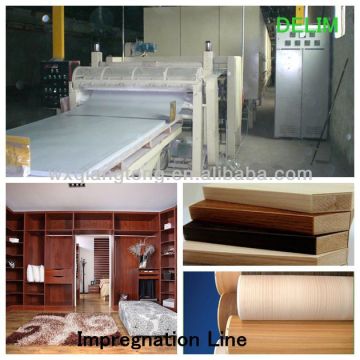 Coating machine for melamine paper