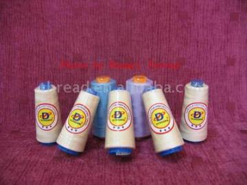 Cotton mercerizing gassing emb thread