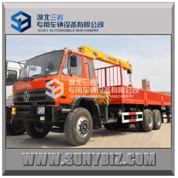 Hot-selling 6X4 10T straight boom truck with crane/crane truck/truck crane