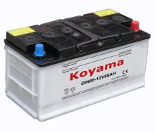 Dry Charged Car Battery DIN88 12V 88ah