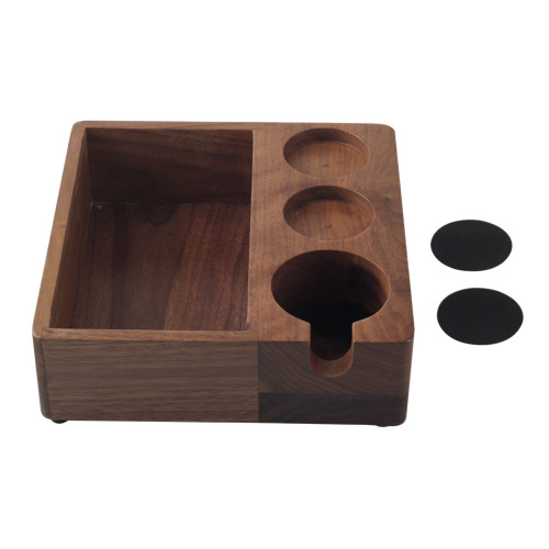 4 in 1 wooden coffee knocking container box