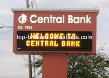 Outdoor led message display