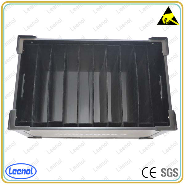 Superior black plastic esd packing /packaging trays