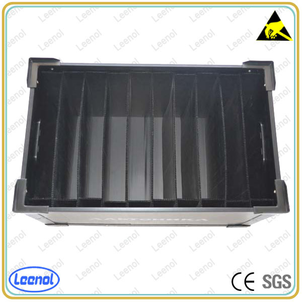 LN1526540 Esd PCB storage Box circulation box With Slot Panel ESD container