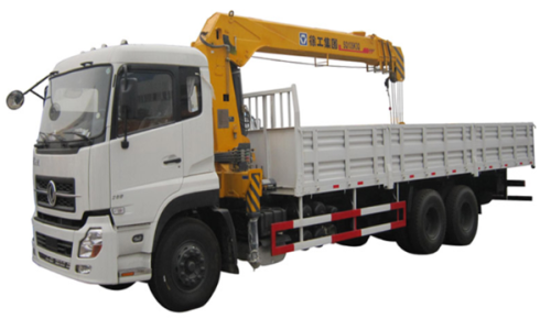 6x4 Drive Dongfeng Truck Hounded Tercope Boom Crane