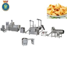 Extruded frying snacks food processing line