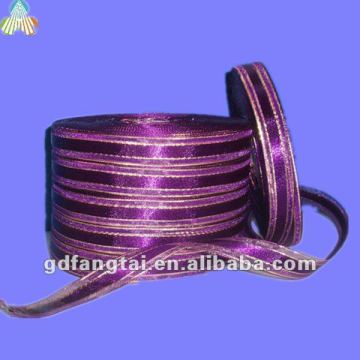 purple poly mesh ribbon