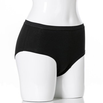 Shorty en coton biologique pour femmes avec logo OEM Sous-vêtements pour femmes extensibles