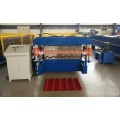 Panneau de toit en acier couleur Double Deck Machine