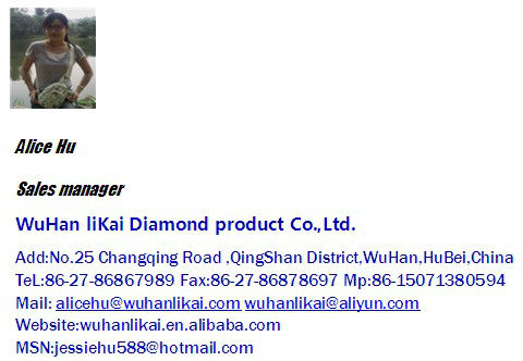 1/8 inch diameter sharp Vacuum Brazed diamond finger bits grinding stone