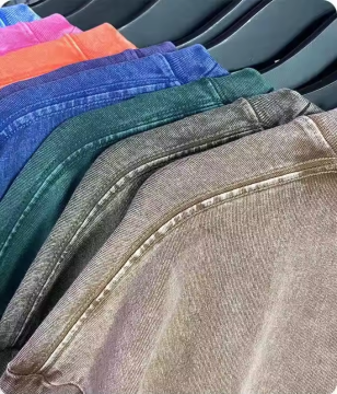 Custom Acid Wash Oversized Cotton T-Shirts with Vintage Distressed Look