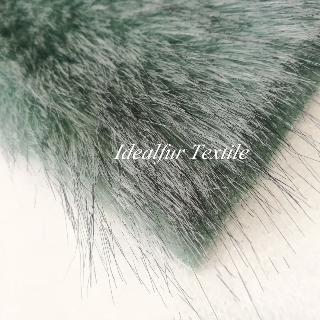 Green Raccoon Fur Mink Fake Fur