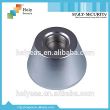 Sliver magnetic security tag detacher remover for clothing shops