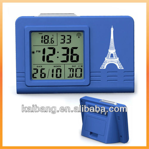 Radio controlled clock for logo display gift