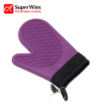 Non-Slip Silicone Printed Kitchen Oven Mitts