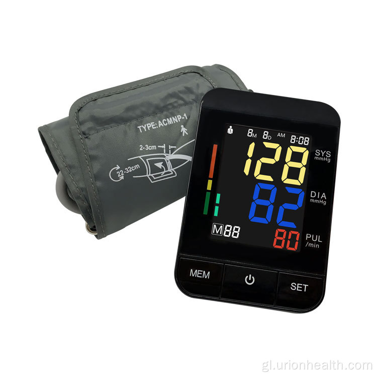 Tricolor Online Monitor BP automático Monitor de presión arterial