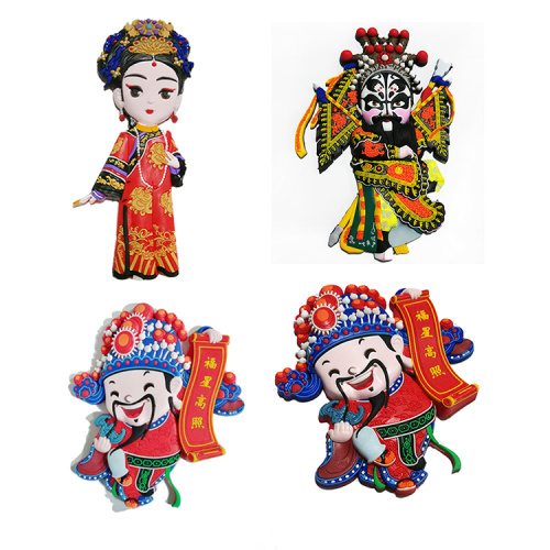 Chinesische Peking Opera Souvenir Kühlschrankmagnetmaschine Maschine