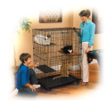 Cat PlayPen med 3 perching hyllor