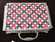 Box jewellery large,leatherette jewelry box with mirror,jewellery ring box