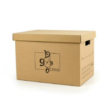 Corrugated Display Box Office Storage Box with Lid