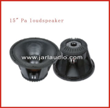 pa system speaker ,pa loudspeaker,15 inch loudspeaker