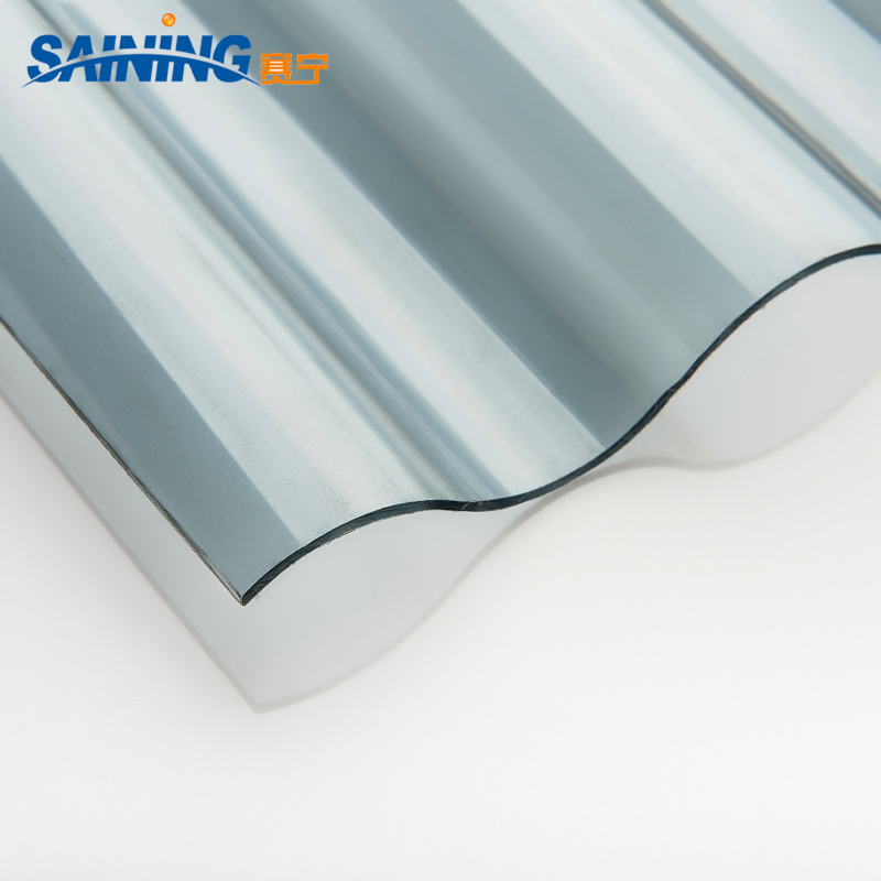 Clear Plastic Solid Polycarbonate Corrugated Roofing Sheet For Sale