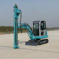 Spiral Hydraulic Piling Machine For Ground Screw