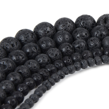 wholesale lava beads nature volcanic rock stone beads loose bulk handmade jewelry making 4mm 6mm 8mm 10mm 12mm