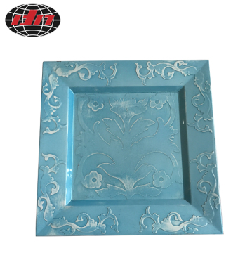 Square Decoration Plastic Plate