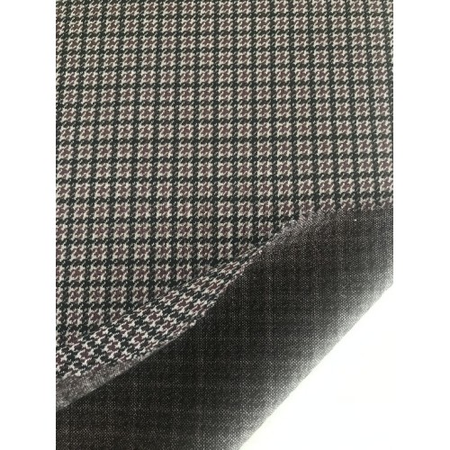 Design de tricô duplo Houndstooth Jacquard