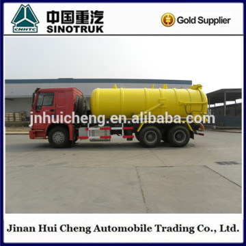 Sinotruk howo 6x4 sewer jetting machine trucks sewer cleaning truck