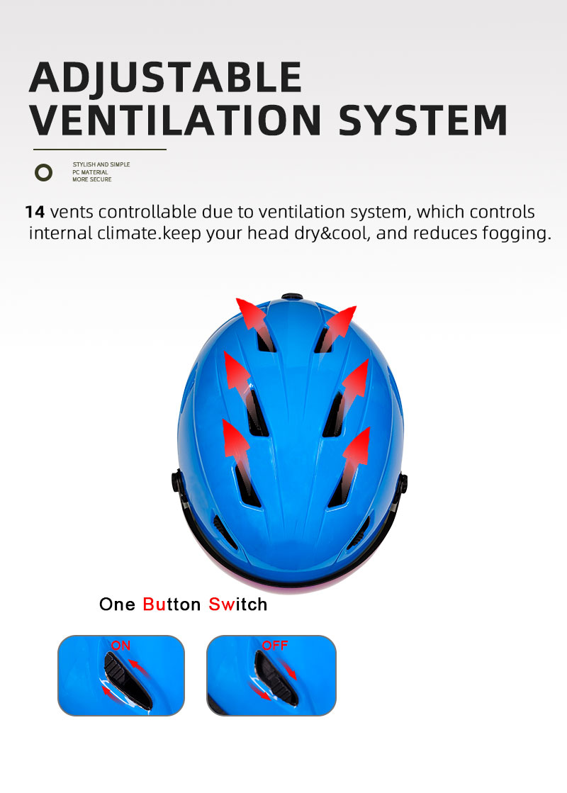 CE certified protective skating skiing Helmets adjustable sports winter adults skateboard ski snow helmet