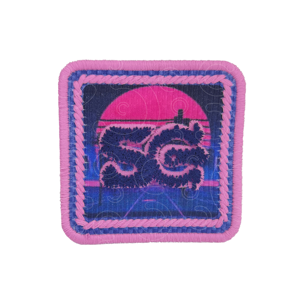 Produk lencana bordir sikat gigi Toothbrush embroidery badge products