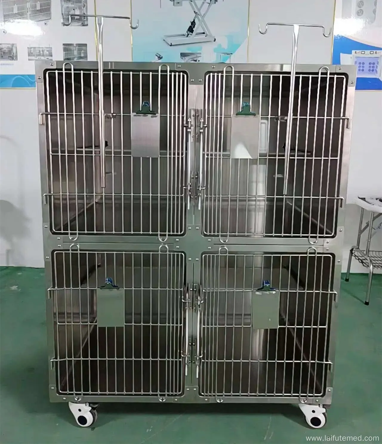 Stainless Steel ICU Oxygen Dog Cage for Veterinary Use