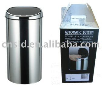 10L Metal Mirror Sanitary bin Smart bin