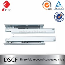 three-fold rebound concealed slide