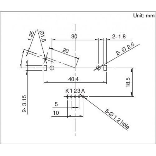 Potentiometer with Positioning Torque 40±16mN·m