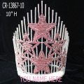 20" Large Rhinestone Patriotic 4th Of July Crown