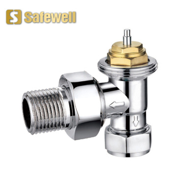 Brass Chrome Angle Thermostatic Radiator Valve Certificate