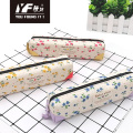 Popular simple color embroidery partysu pu pencil case