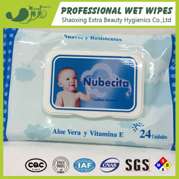No scent baby wet wipes paper, custom print baby wet wipes
